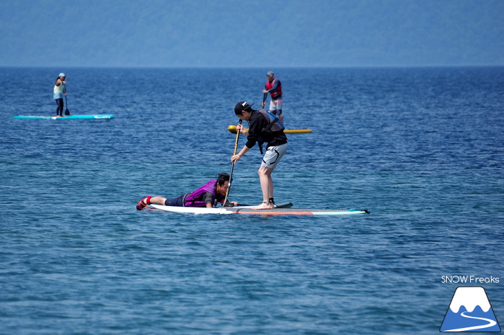 パドルクラブ 話題のアクティビティ『SUP』無料体験試乗会 in 支笏湖